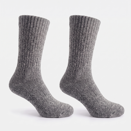 Battalion Thick Boot Socks 3-Pack in Grey – side