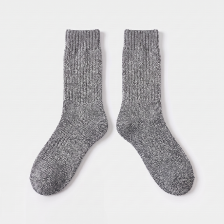 Battalion Thick Boot Socks 3-Pack in Grey – flat