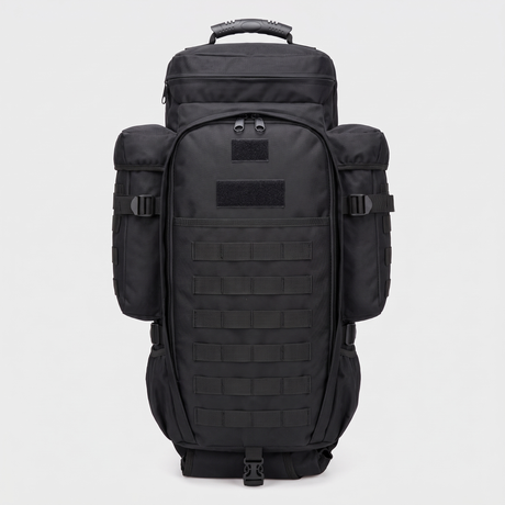 Battalion Mountain Pack 40L tactical hiking rucksack in Black