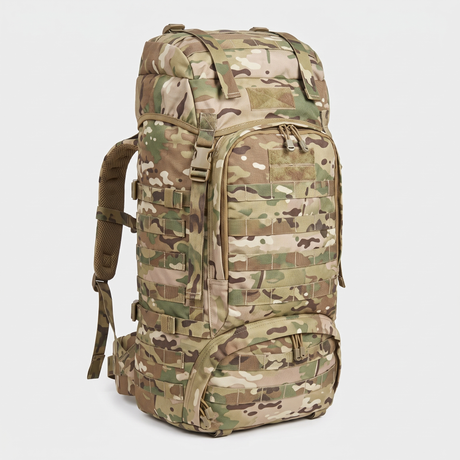 Battalion Oxford MOLLE Pack 40L tactical hiking backpack in MultiCam