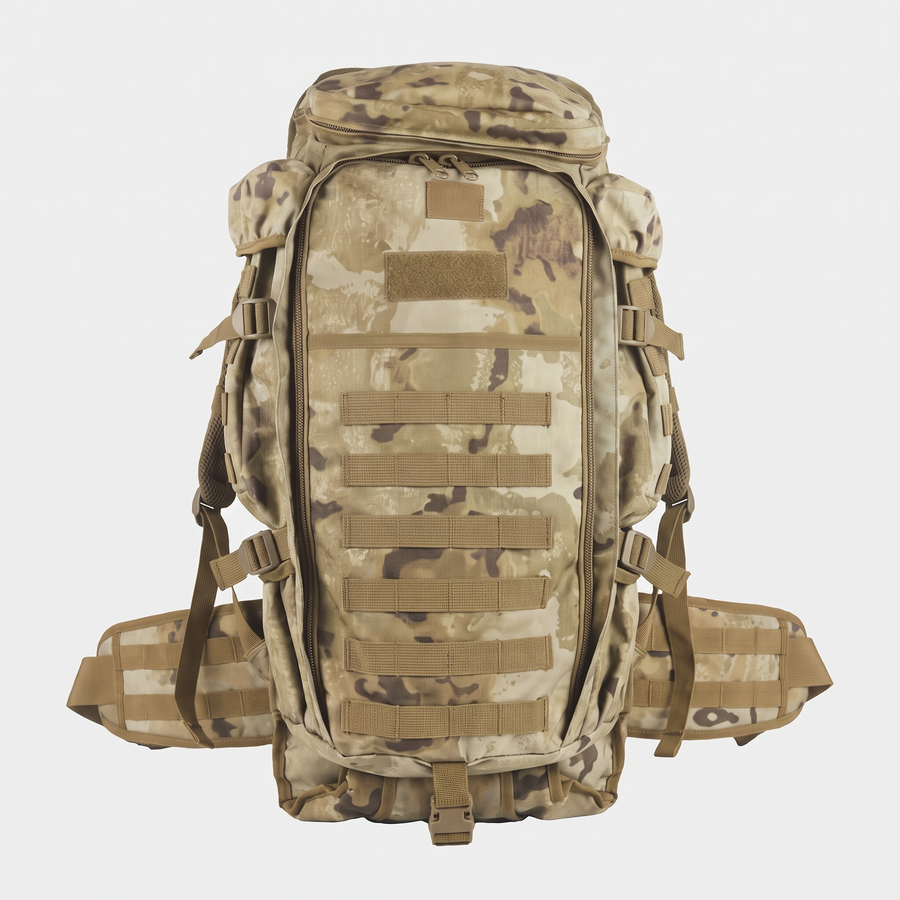 Battalion Field Rucksack MOLLE tactical backpack with waist belt in Multicam