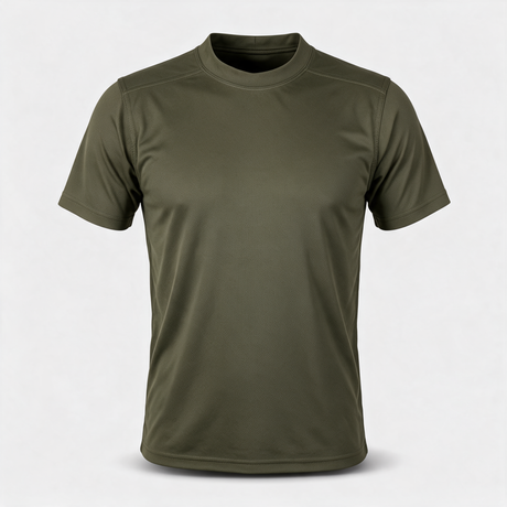 British Army Olive Green Coolmax T-Shirt – front