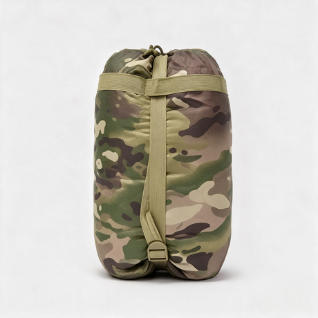 MTP camo compression stuff sack supplied with the Battalion poncho liner