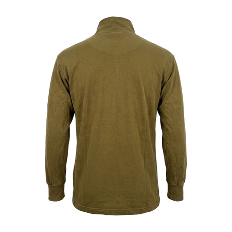Dutch Army green Norgie thermal pullover back view