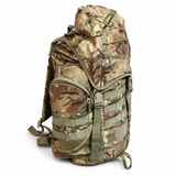 Highlander Pro-Force Forces 44L MTP camouflage rucksack side view on white - Grade 1