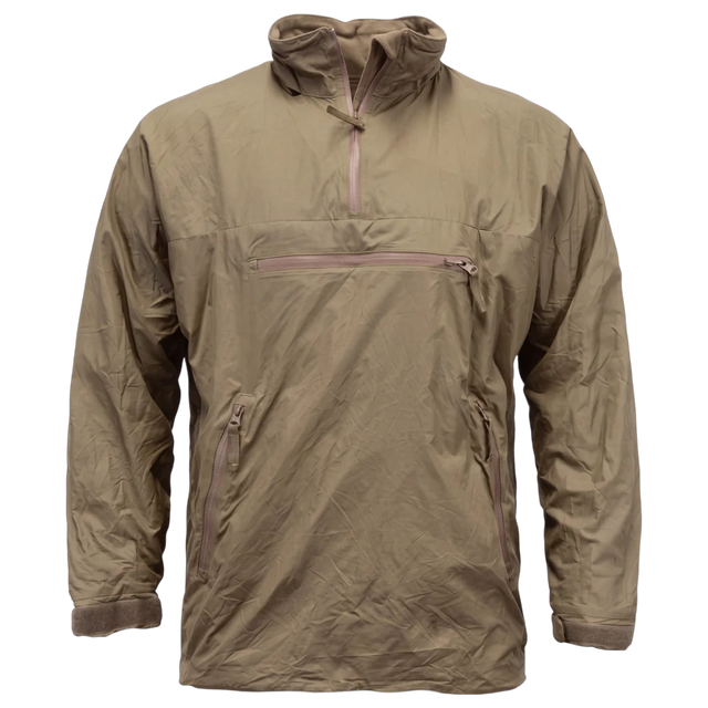 Genuine British Army PCS thermal smock in light olive with fleece lining and zipped pockets