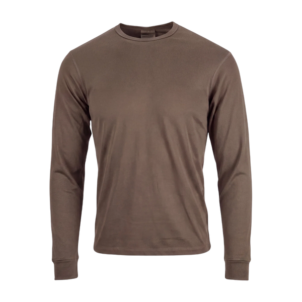 British Army long sleeve thermal base layer top bulk pack of 10 brown Grade 1