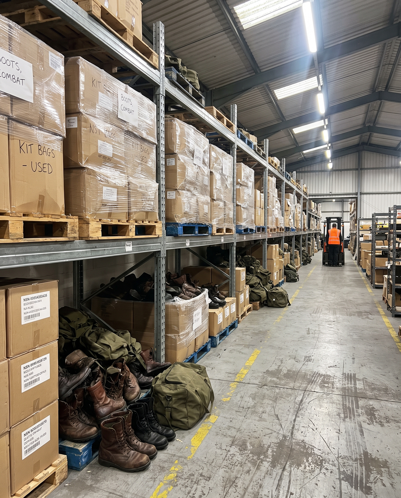 Raid Supply surplus warehouse racking