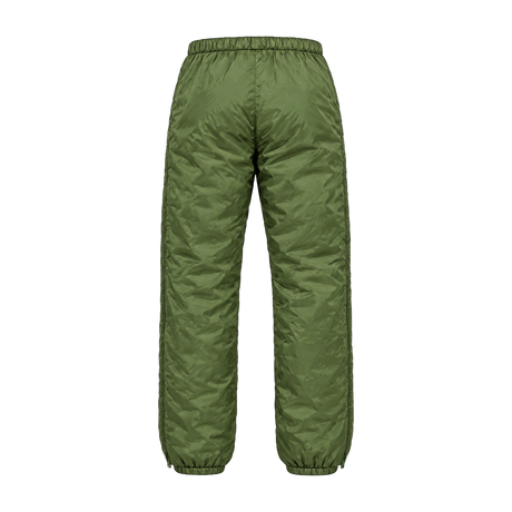 British Army PCS reversible thermal softie trousers, olive green side, rear