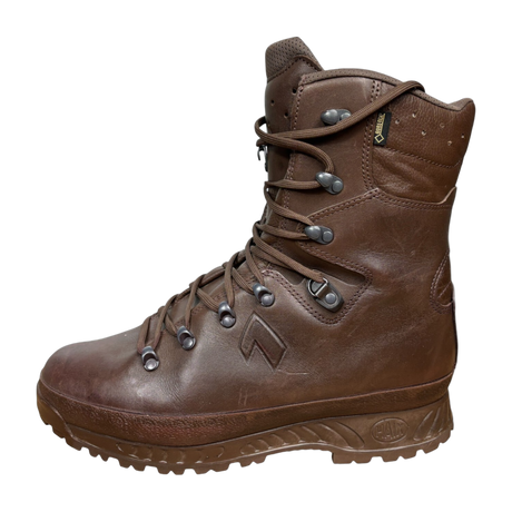 Haix Cold Weather GORE-TEX brown combat boot – side profile with GORE-TEX tag