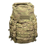 British Army MTP Virtus 90L Mk3 Bergen rucksack, genuine issue, front view