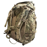 British Army MTP Virtus 90L Mk3 Bergen rucksack, genuine issue, back view