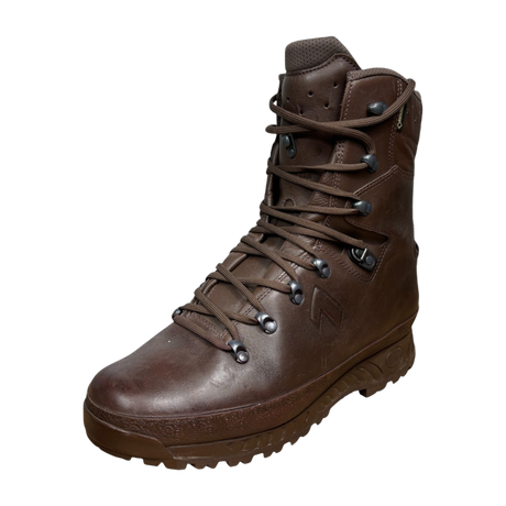Haix Cold Weather GORE-TEX brown combat boot – angled view
