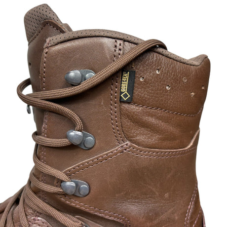 Haix Cold Weather GORE-TEX brown combat boots – Davos sole tread